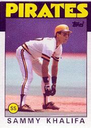 1986 Topps Baseball Cards      316     Sammy Khalifa